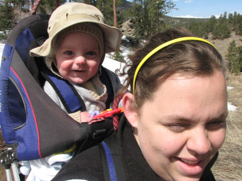 Sol and I on a recent Rocky Mountain hike.