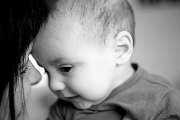 A younger Matteo and Mama shot.