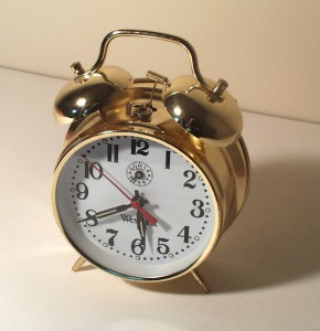 hurrying rushing time slowing down alarm clock