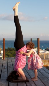 pregnant headstand